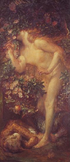george frederic watts,o.m.,r.a. Eve Tempted Germany oil painting art
